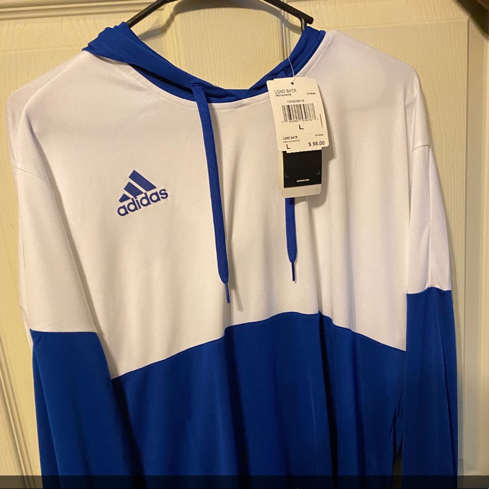 Long sleev Adidas thin sweat shirt
